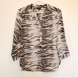 Jessica by Sears animal printed blouse size 4 (S-M)